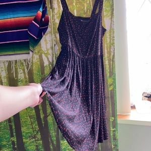 HotTopic goth emo punk red black skull star pocket